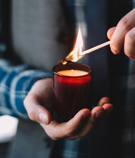 Renaissance Man, свеча Woodblock, Kobo Candles