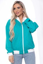 Бомбер "Городской вайб" (бирюза) Б8641 LT Collection