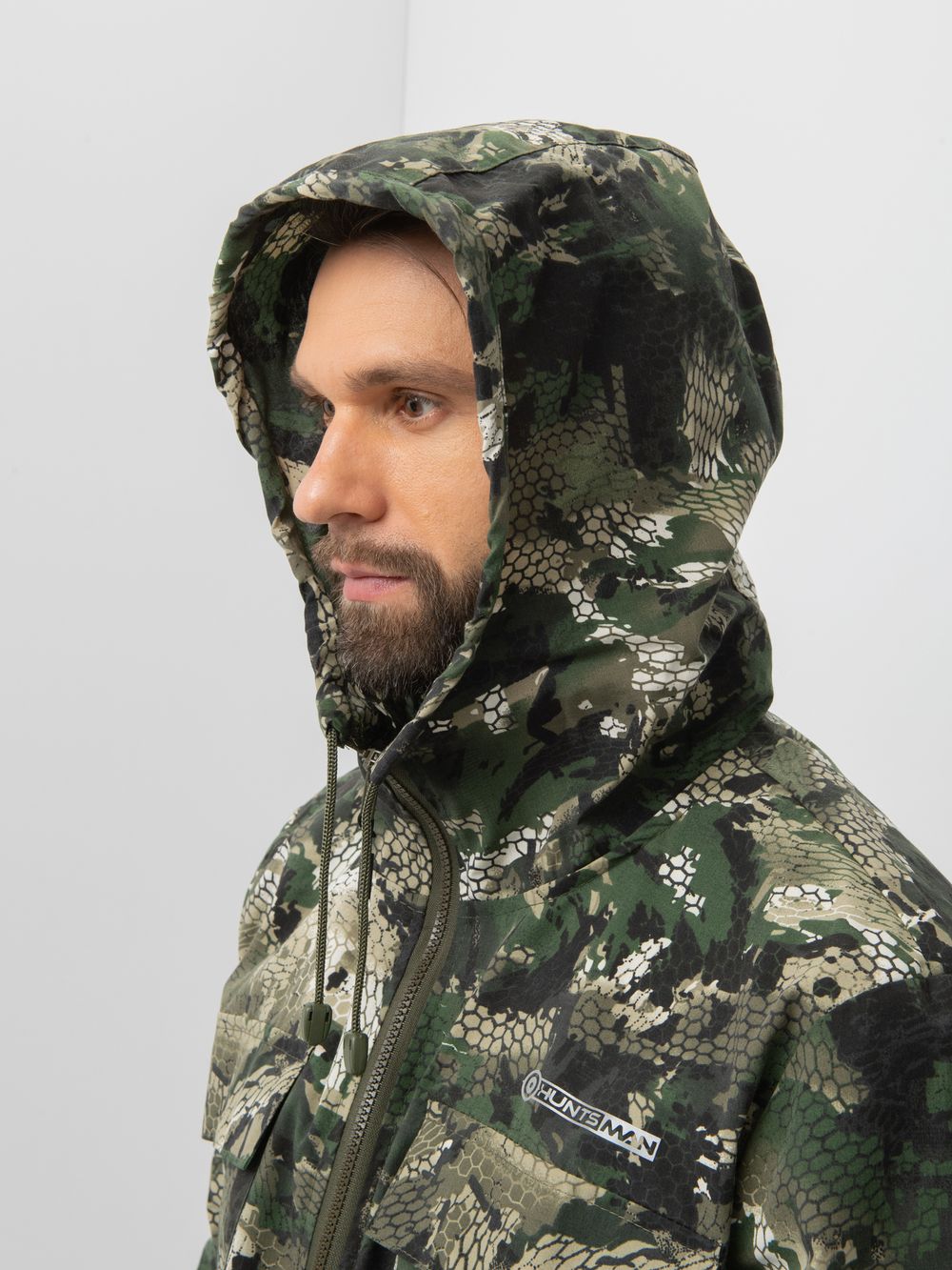 Костюм летний Стрелок ткань Сорочка цвет Зеленый питон