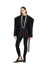 Свитшот с баской BAD GIRL Black