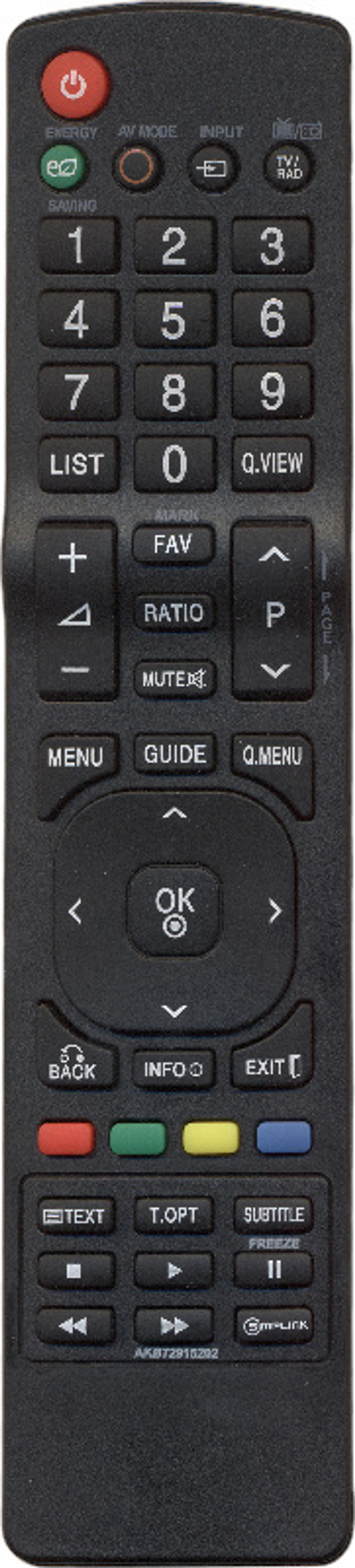 Пульт для LG AKB72915202