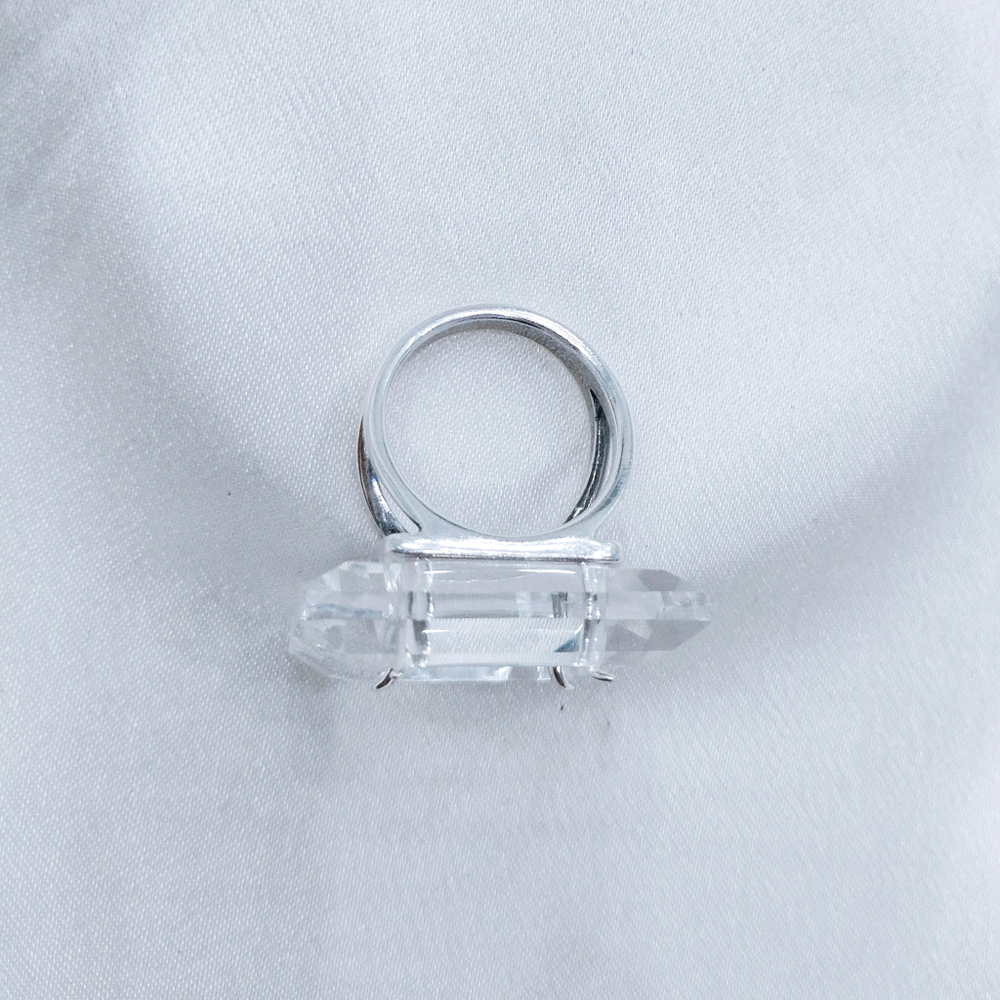 "Эталин" кольцо в серебряном покрытии из коллекции " Дефиле" от Jenavi