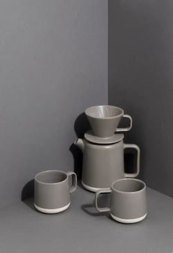 Kitchen Craft Кофеварка La Cafetiere 800 мл с керамикой Siltek Seville серая