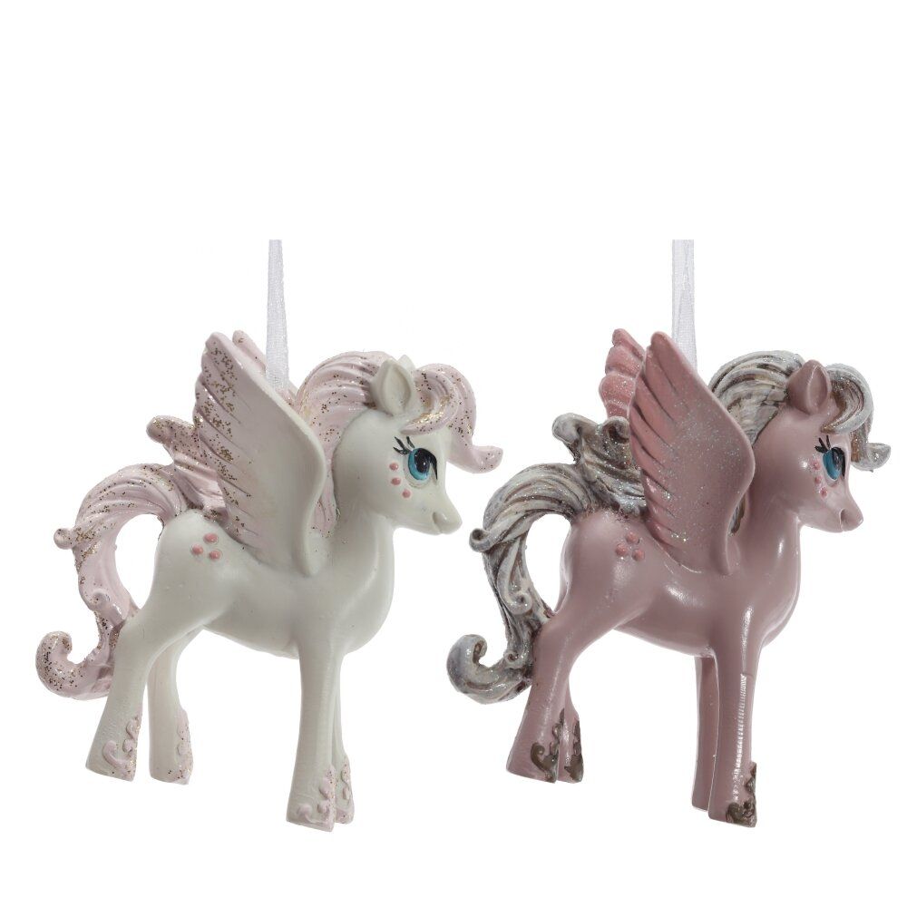 GAEM Фигурка декоративная подвесная "Лошадка", L7 W3 H8 см, 2в.