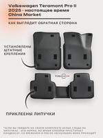Автомобильные коврики ЭВА с бортами Volkswagen Teramont Pro II (25-н.в.) China Market