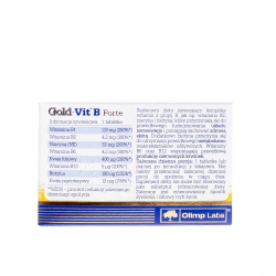 Olimp Gold-Vit B Forte диетическая добавка, 60 таблеток
