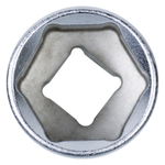 KING TONY (333519M) Головка торцевая стандартная шестигранная 3/8", 19 мм