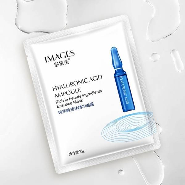 Маска для лица тканевая Images Гиалуроновая кислота Hyaluronic Acid Ampoule 25 г