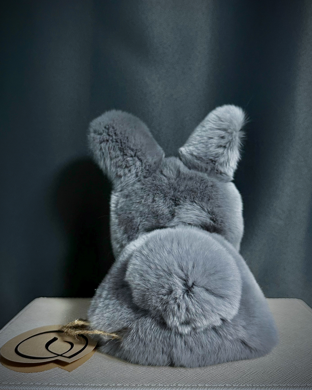 Кролик Тоша маленький (светлый графит)