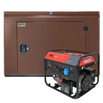 Бензиновый генератор FUBAG BS 9000 A ES с кожухом Geon 1400SS RAL 8017