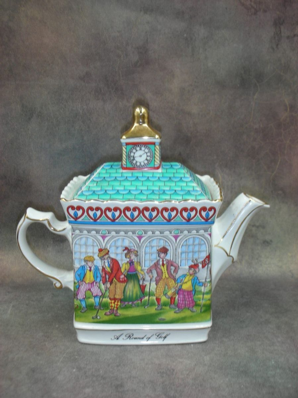 Фарфор. Заварочный чайник Раунд гольфа. SADLER. Англия
