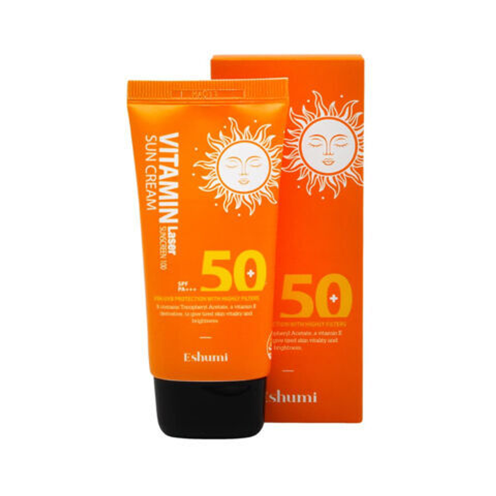 Крем Солнцезащитный с Витаминами/Vitamin Razer Sunsreen 100 Suncream, Eshumi, 70 г.