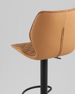 Стул барный Dome экокожа коричневый 2 шт