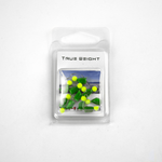 Мормышка True Weight "Гвоздешарик", Зеленый, Ядреный глаз Желтый Неон