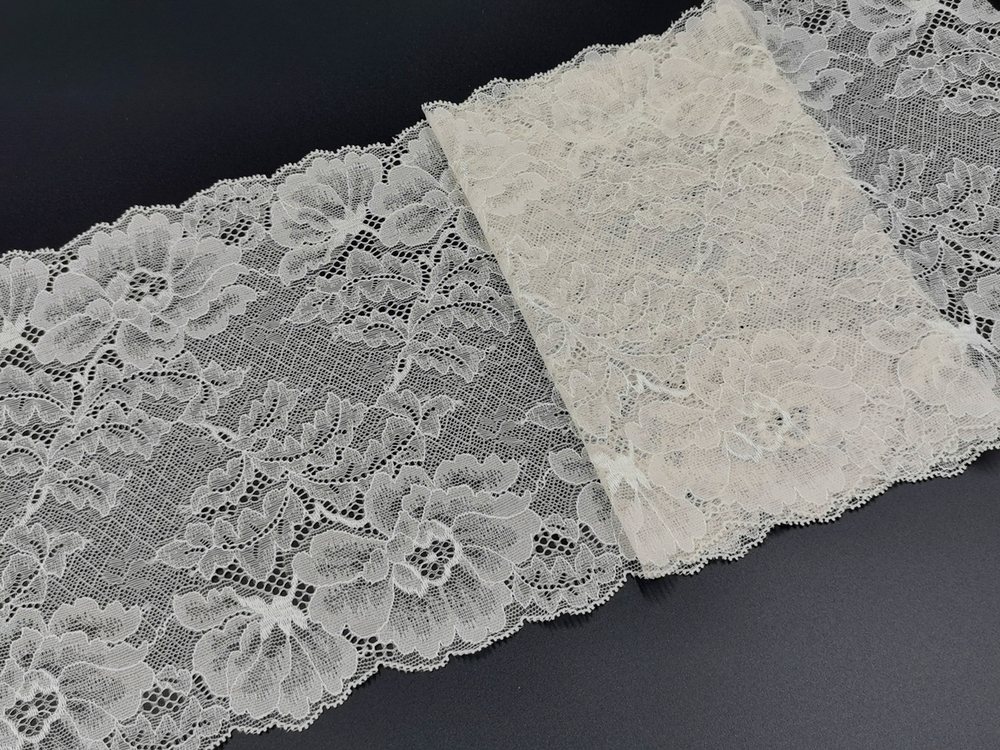 Эластичное кружево, 22см, кремовое, (Арт: EK-2011), м