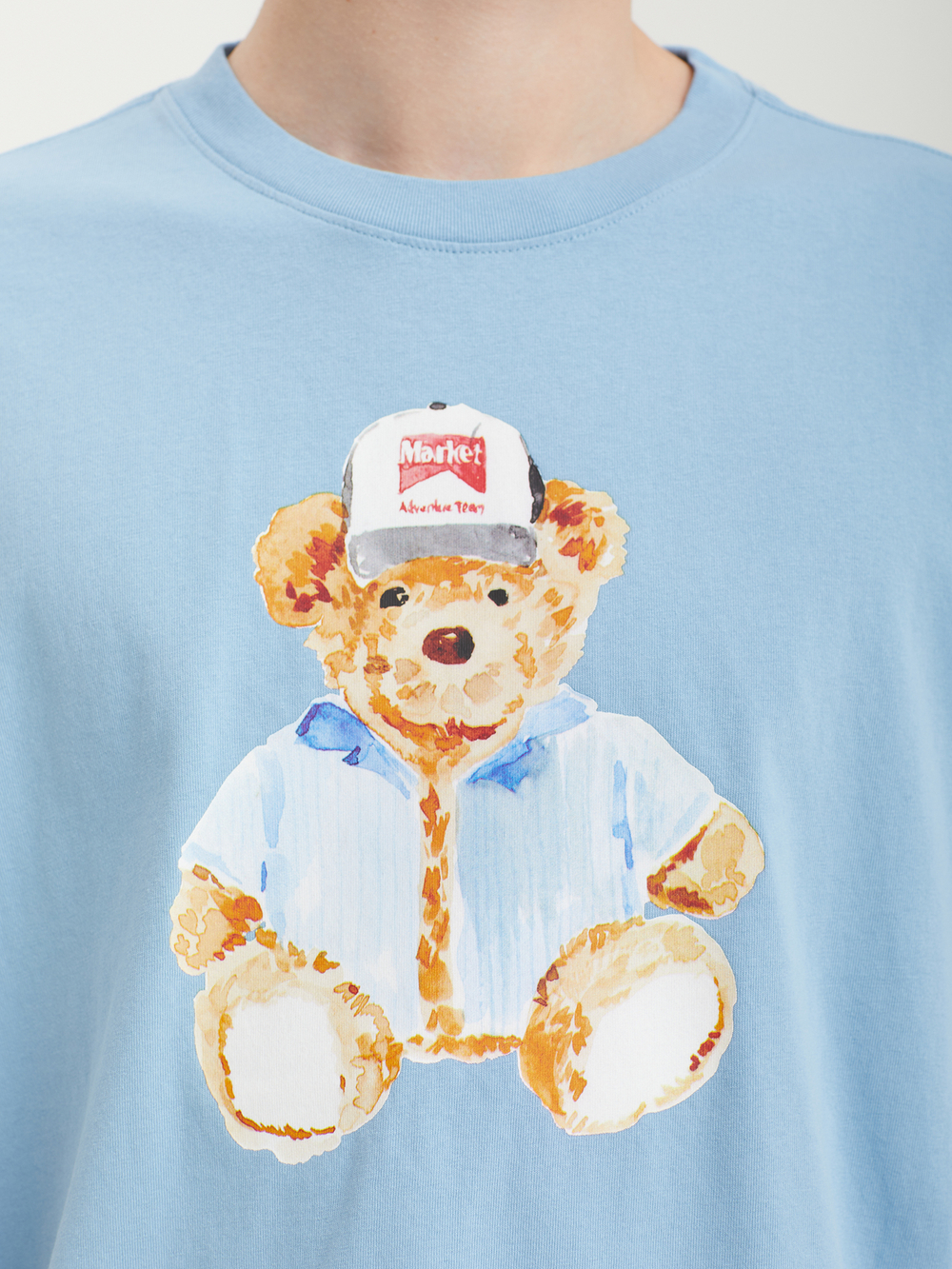 Мужская Футболка Watercolor Teddy