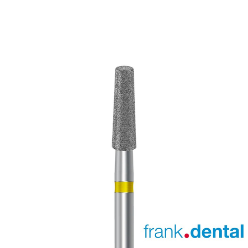 Бор алмазный желтый Frank Dental типа FG - D.847KR.023.C.FG