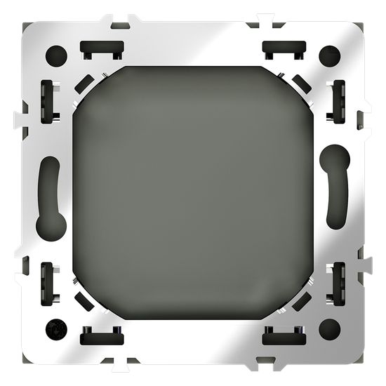 Заглушка VOLTUM S70 с суппортом, (черный матовый)