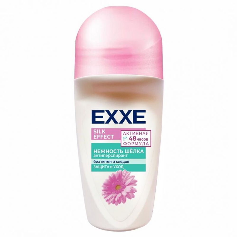 Антиперспирант жен. EXXE  50мл ролик Silk effect Нежность шёлка
