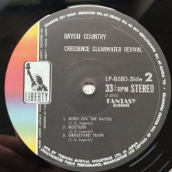 Винтажная виниловая пластинка LP Creedence Clearwater Revival Bayou Country (Japan 1969) (No Obi) Good Golly Miss Molly