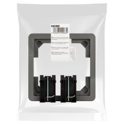 Люк ЭРА ОФИС 18-7001-03 Комплект для установки люка IP66 в фальш-пол рамка и монтаж. лапки серый