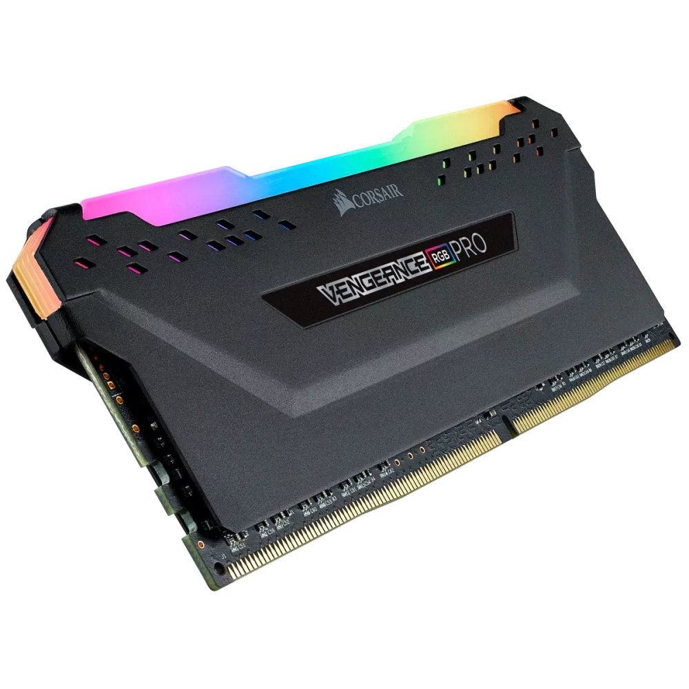 Модуль оперативной памяти ОЗУ Corsair VENGEANCE® RGB PRO 8 ГБ (1 x 8 ГБ) DDR4 DRAM 3600 МГц C18 — черный