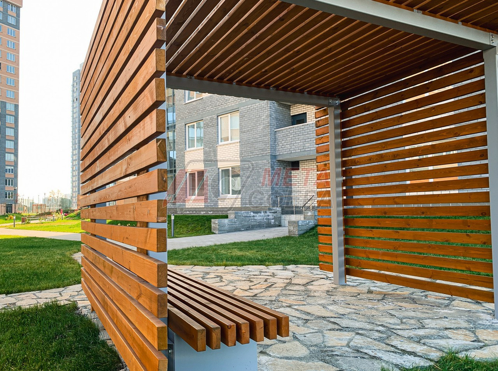 Пергола Мечта со скамейкой