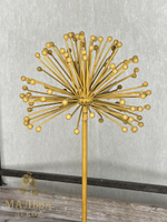 Декор для сада цветок "Аллиум" большой 23x23xH15cm + 115см штекер