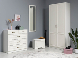 Прихожая Ливерпуль 3 Белый/Ясень ваниль