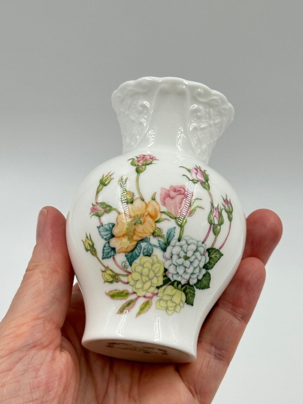 Миниатюрная ваза Coalport, Rose Garden
