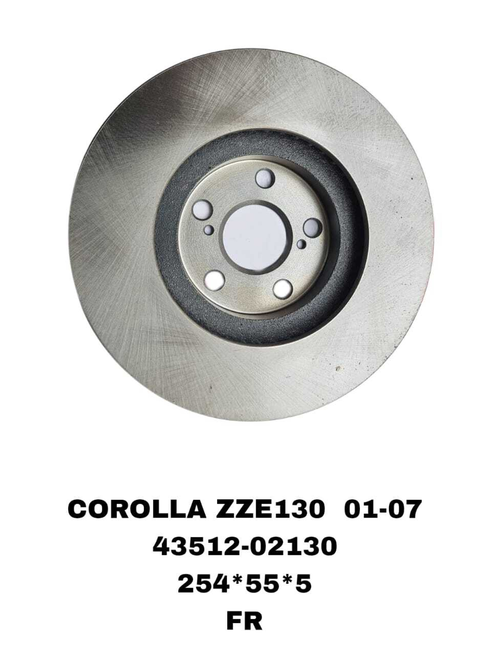 ТОРМОЗНЫЕ ДИСКИ COROLLA ZZE130 01- FR