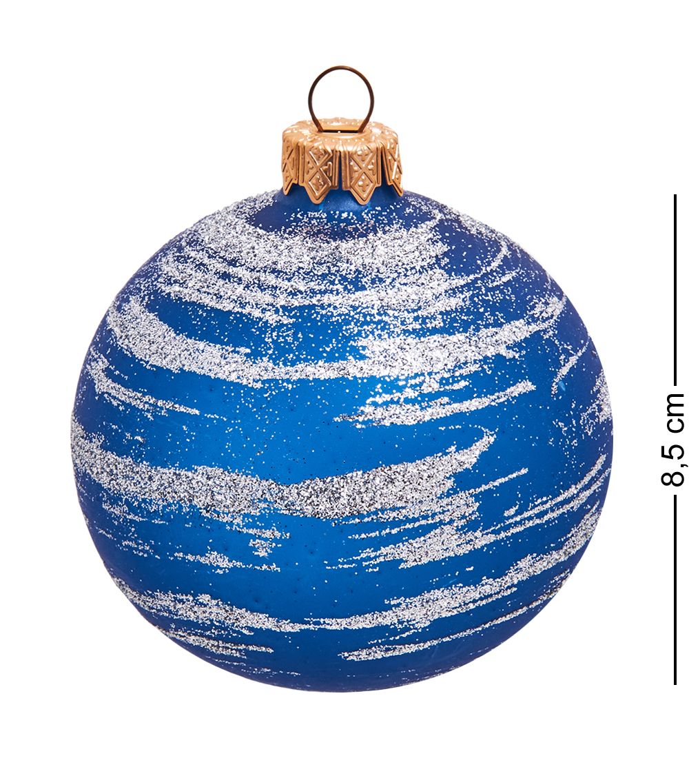 Элита НФШ-1439 Набор ел.украшений Шар 2шт «Пурга» 85 мм