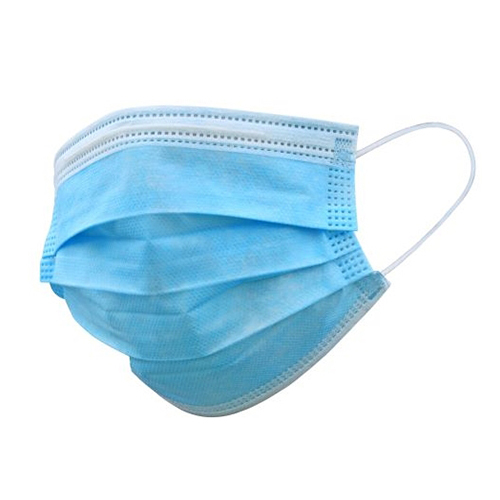 Защитная одноразовая маска, 3-х слойная