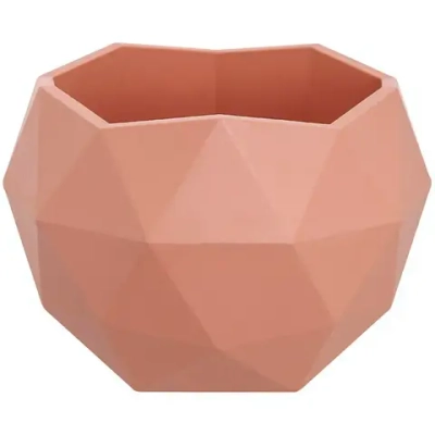 Кашпо для цветов пластиковое 2,5л d-21,8 см «Топаз» Карамельный