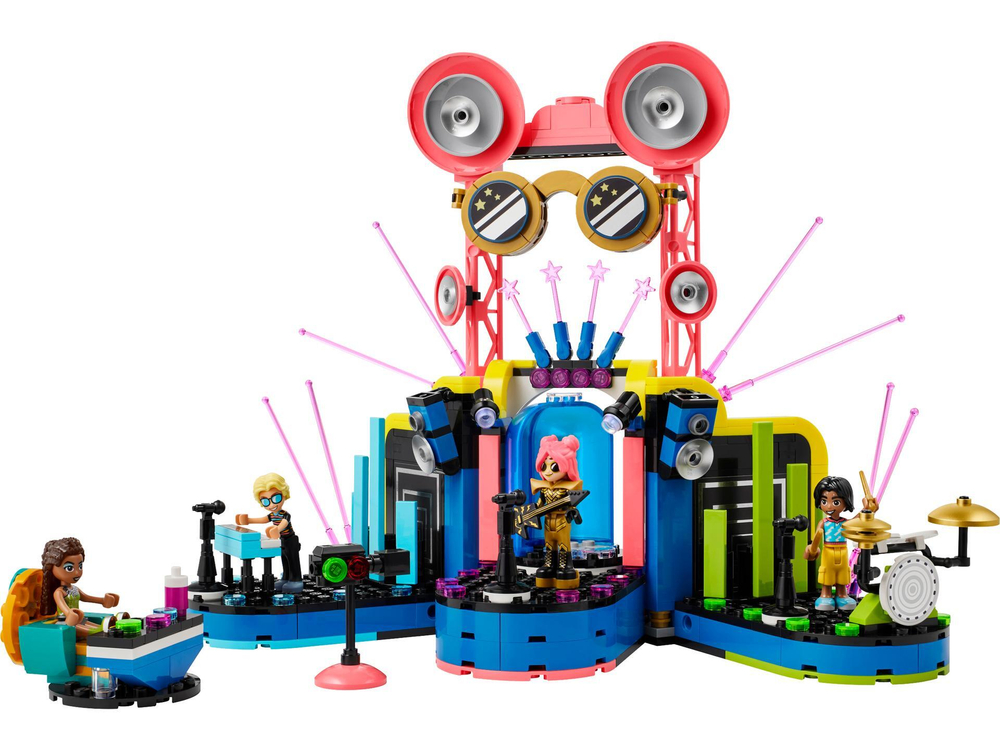 LEGO Friends 42616 «Музыкальное шоу талантов» — сцена, свет и звездные выступления