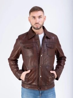 Куртка кожаная из натуральной кожи