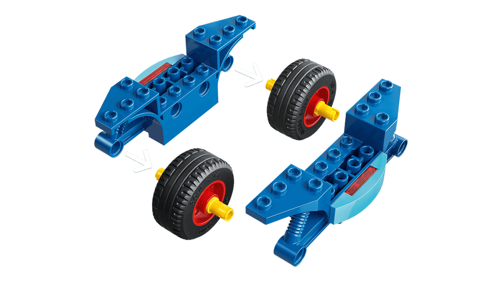 Конструктор LEGO Marvel 11206 Spidey on his Motorcycle vs. Rhino