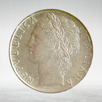 Italy 100 Lire 1957 R "Minerva Standing – Large Type", XF