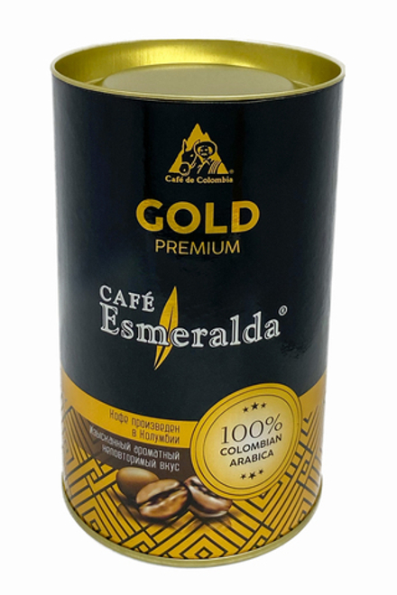 Кофе в тубе "Gold Premium" (молотый 150г "CAFE Esmeralda")