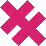 Розовые пестисы-крестики