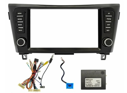 Переходная рамка магнитолы NISSAN QASHQAI, X-TRAIL 2014 9 дюймов