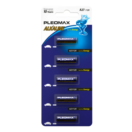 Батарейки Pleomax A27-5BL Alkaline