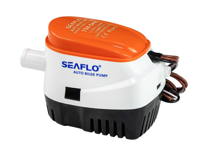 Помпа осушительная 12 В, 750GPH 2838,75 л/час), автоматическая, SeaFlo