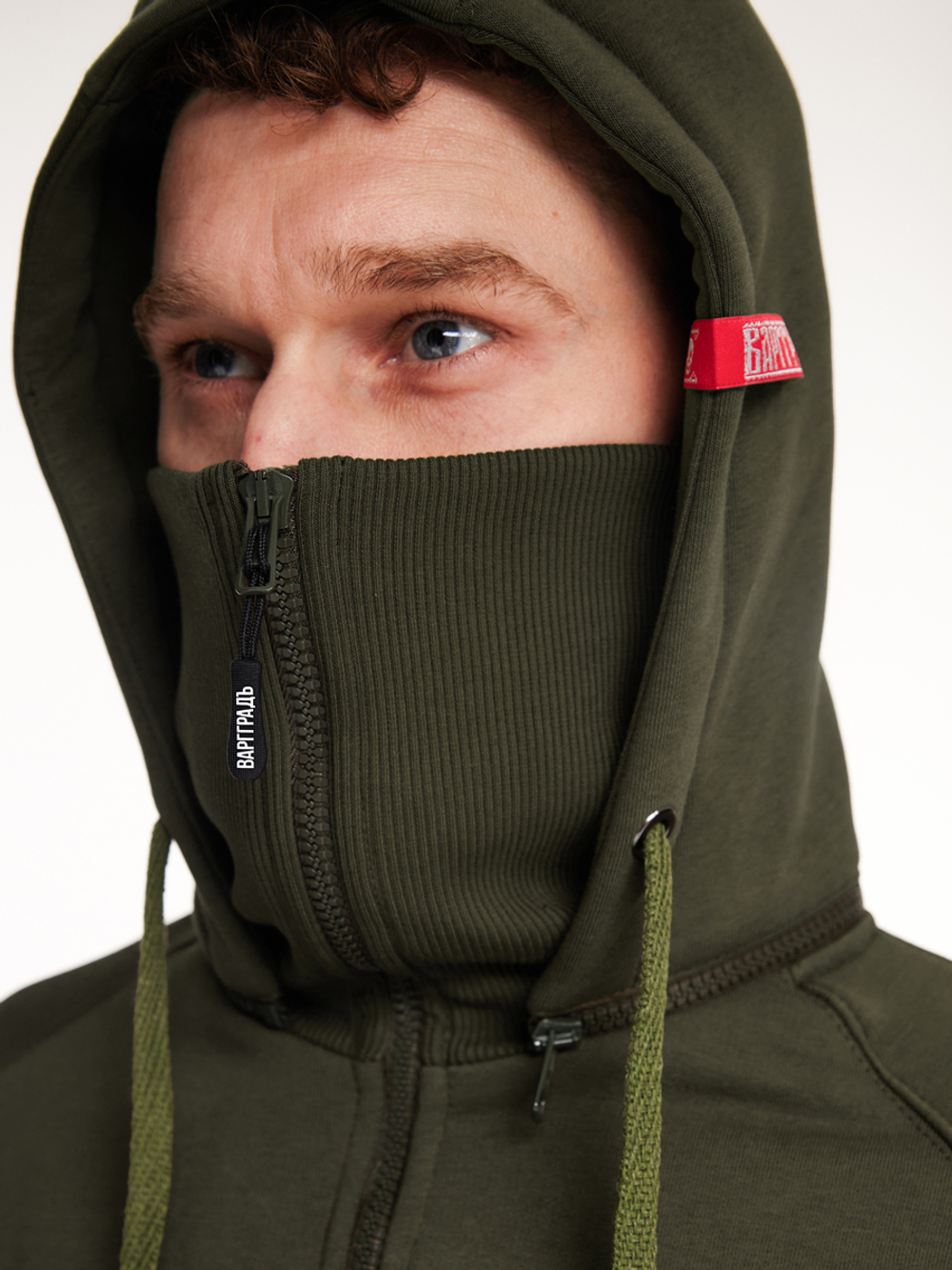 Худи Варгградъ мужской Хаки "Скаут" с начёсом