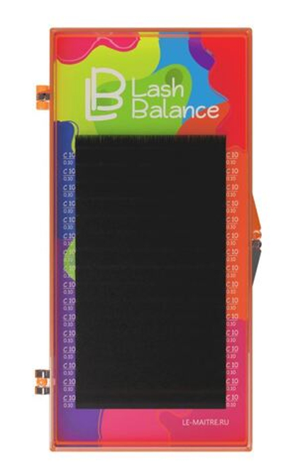 Ресницы черные Le Maitre "Lash Balance" 16 линий МИКС, C 0.07 6-13 мм