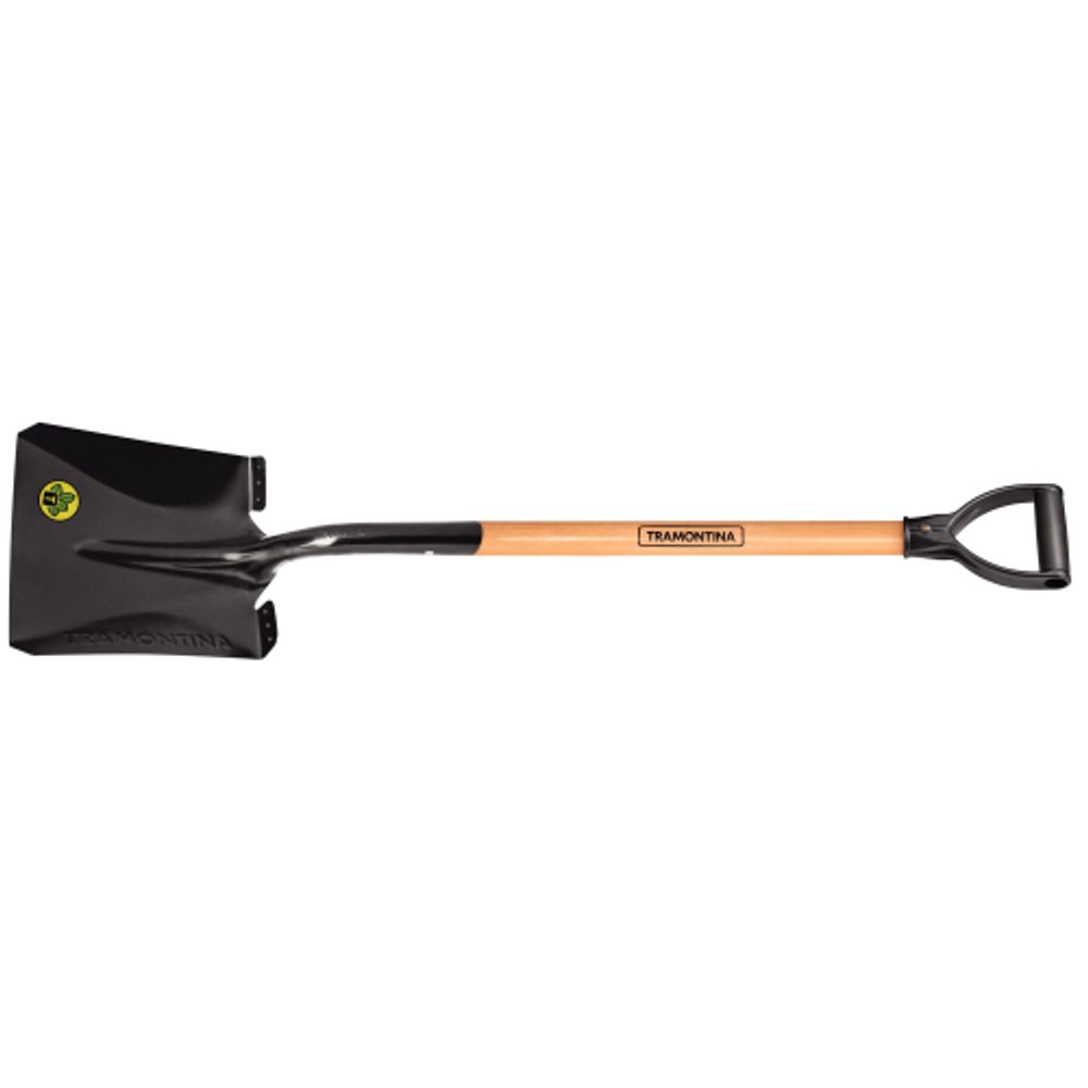 Лопата Tramontina 77417424 совковая для почвы из углеродистой стали рукоятка 71 см эвкалипт