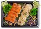 Сашими ассорти: лосось и гребешок, 160г