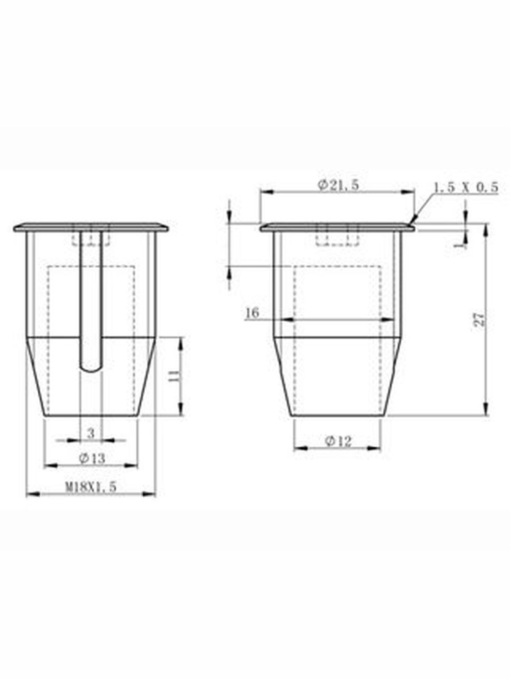 ST-DM036NCNO-SL Извещатель магнитоконтактный