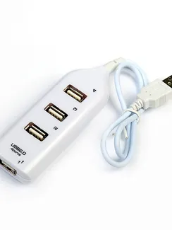 USB-разветвитель (HUB) LuazON HGH-63009, на 4 порта, МИКС