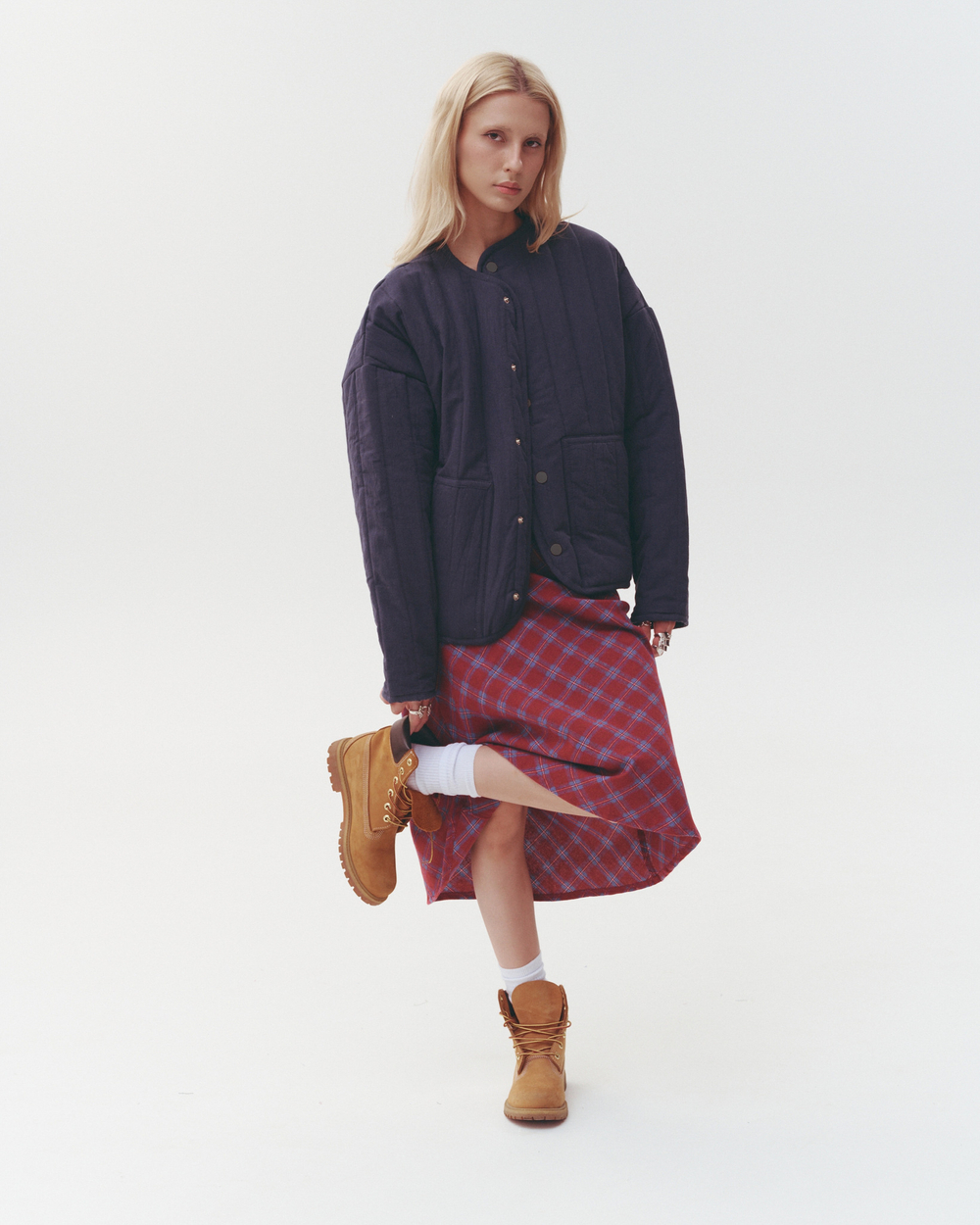 Quilted Jacket Blue Depths